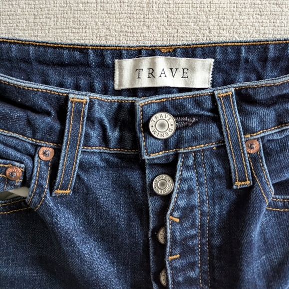 🪞▪️Trave Lawson slim full length jeans size 25 - Picture 8 of 13